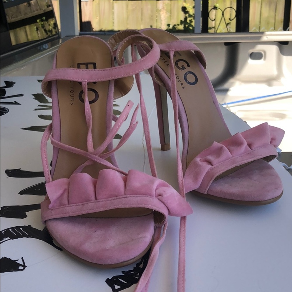 Ego pink heels6 new